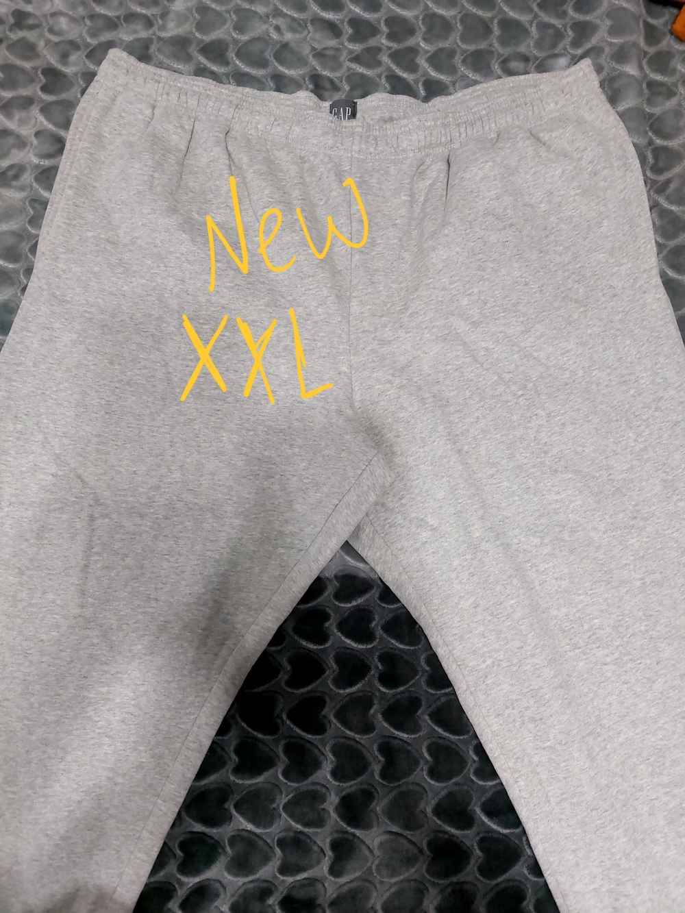 GAP Light Gray Kids Sweatpants Elastic Waist